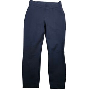 Spanx The Perfect Pant Black Ponte Ankle Length Yoga Pants In MP